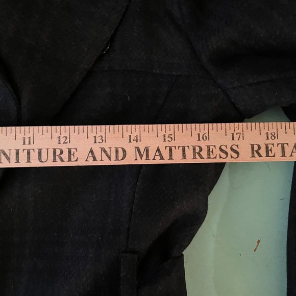 NWT New Wool Plaid Banana Republic Coat - Small - Picture 9 of 10